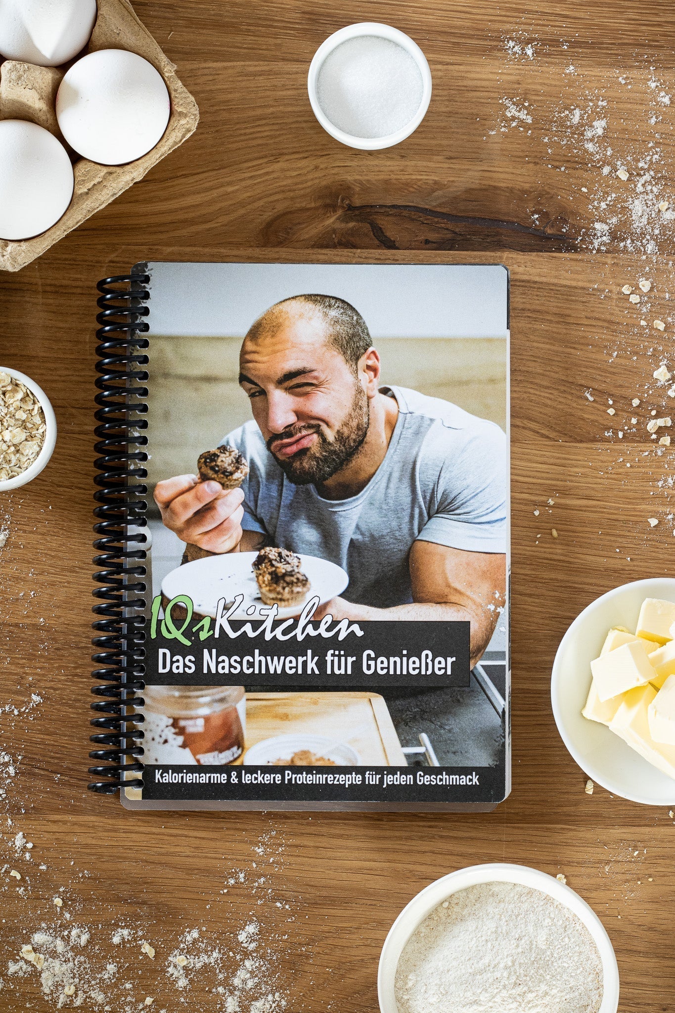 Liebe auf den ersten Biss | Ringbuch + Naschwerk für Genießer | Ringbuch